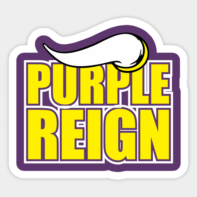 Minnesota Viking Purple Reign Sticker by ilovemubs